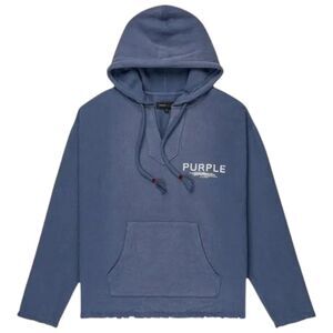Purple Brand Hoodie Beach Mens Blue P324